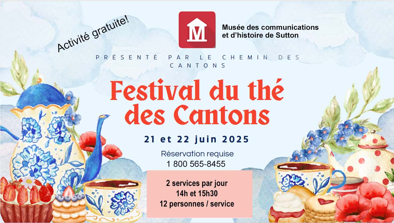 Le Musée participe à nouveau au Festival du thé des cantons