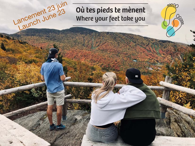 Invitation au lancement de l’exposition “Où tes pieds te mènent”