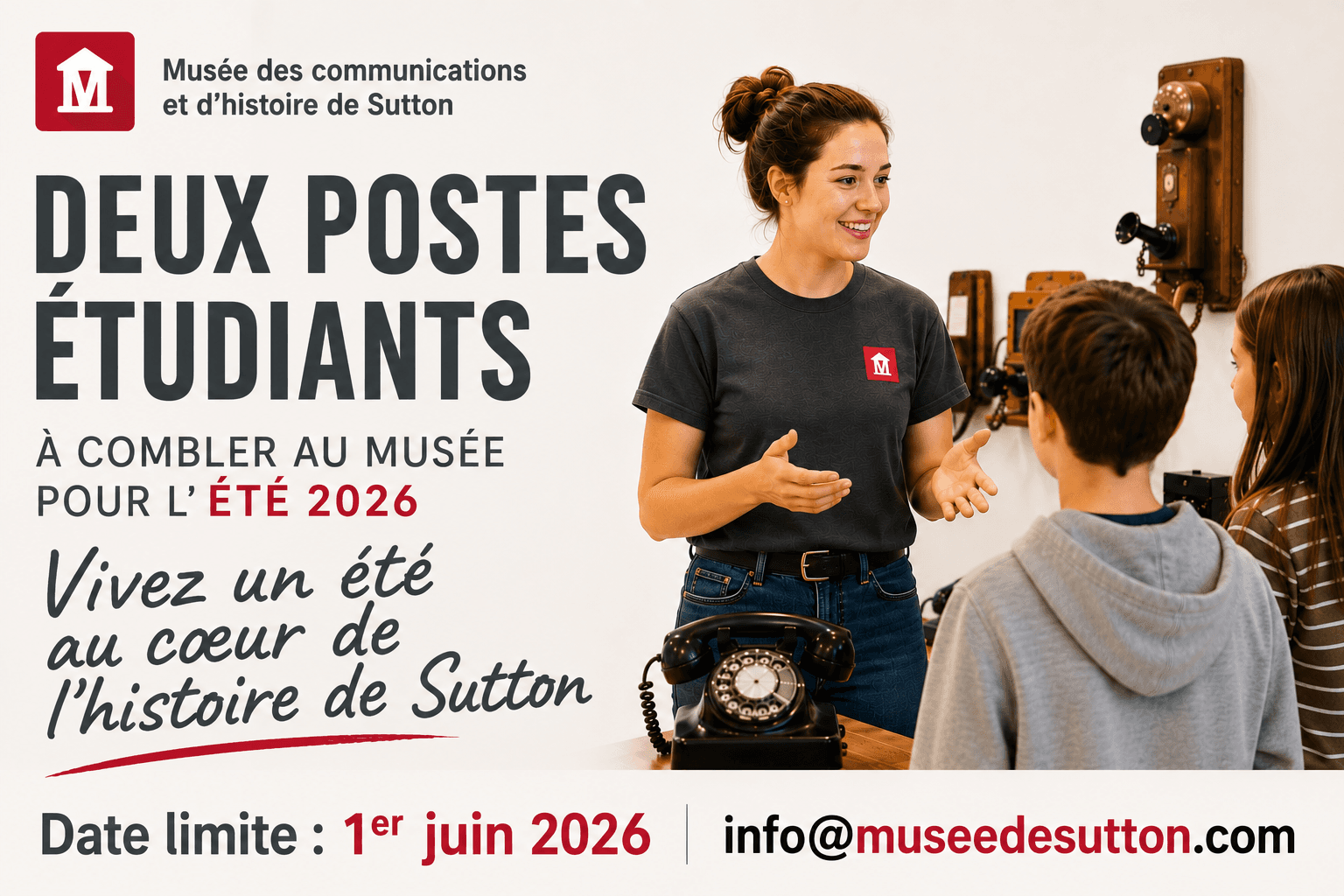 Two Student Positions Available at the Museum for Summer 2026
