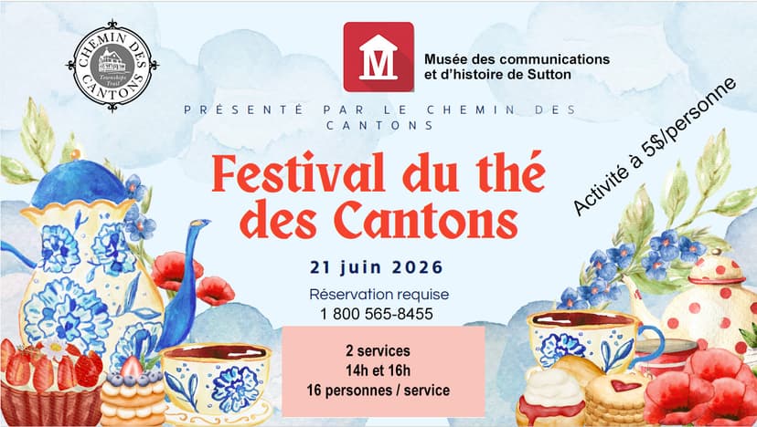 À nouveau au rendez-vous du Festival du thé des cantons