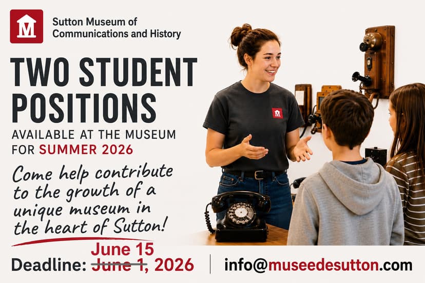 Two Student Positions Available at the Museum for Summer 2026