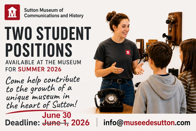 Two Student Positions Available at the Museum for Summer 2026